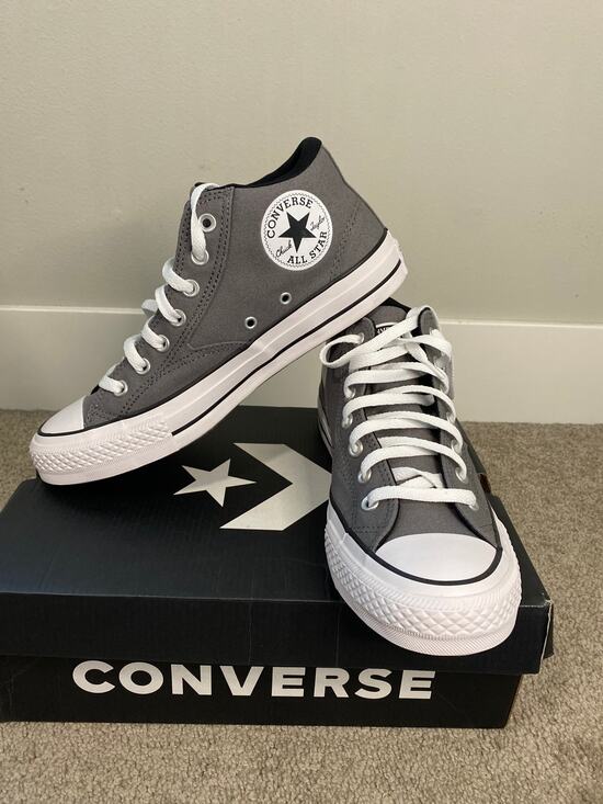Converse Other - New Converse Malden Street Mid Gray Sneakers Men’s 8.5 Women’s 10.5